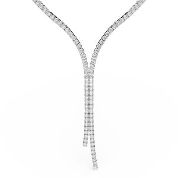 Swarovski 5707988 Matrix Tn Long White-Rhs Kolye