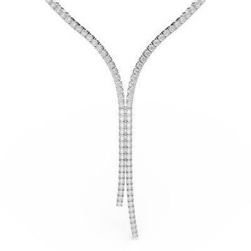 Swarovski 5707988 Matrix Tn Long White-Rhs Kolye