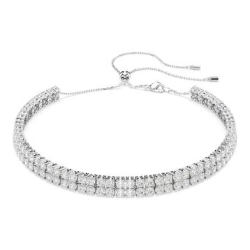 Swarovski 5708936 Matrix Choker L White-Rhs Kolye
