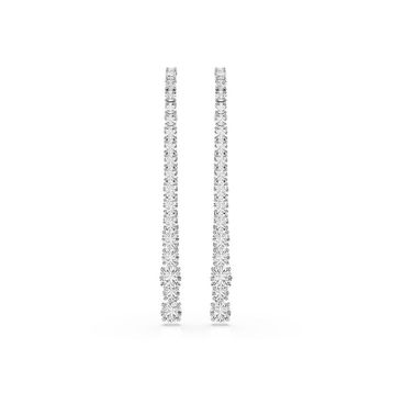 Swarovski 5709257 Matrix Pe M Whi-Rhs Küpe