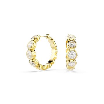 Swarovski 5711483 Imber Pe Mn Hoop White-Gos Küpe