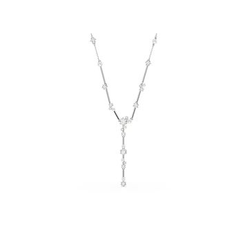 Swarovski 5711830 Constella Y Necklace Whi-Rhs Kolye