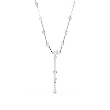 Swarovski 5711830 Constella Y Necklace Whi-Rhs Kolye