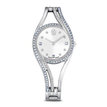 Swarovski 5715463 Hyperbola Bangle MB STS/Blue/STS Kol Saati