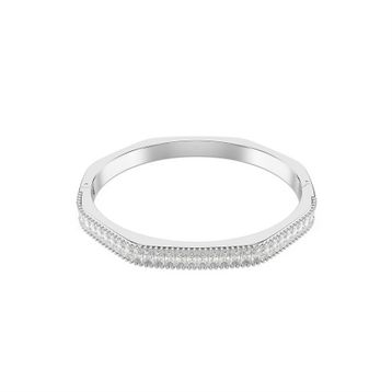 Swarovski 5720621 Matrix Bangle White-Rhs L Bilezik
