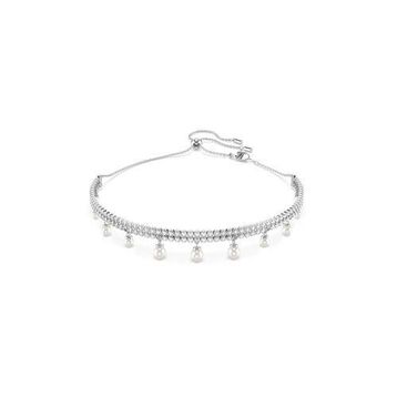 Swarovski 5720865 SS25 Capsule Choker Prl White-Rhs Kolye