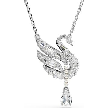 Swarovski 5723387 Swan Pend Drop Whi-Rhs Kolye