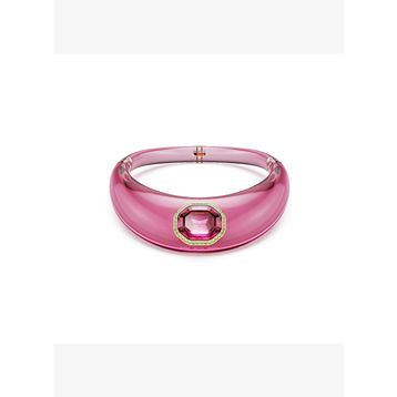 Swarovski 5723509 Dulcis Choker Octagon Cut Pave Pink Gold-Tone Plated Kolye