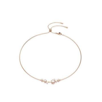 Swarovski 5729504 Constella Necklace Bar White-Ros Kolye