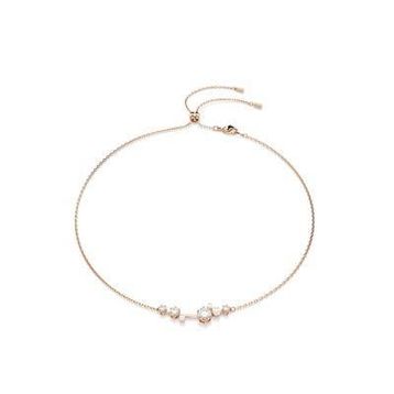 Swarovski 5729504 Constella Necklace Bar White-Ros Kolye