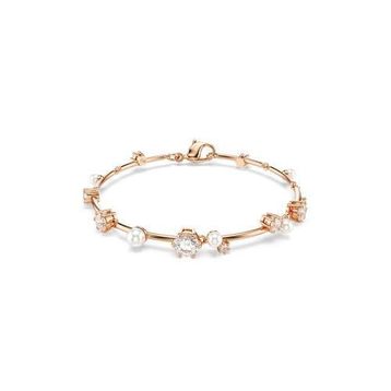 Swarovski 5729505 Constella Bracelet Pearl White-Ros M Bilezik