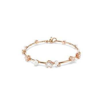 Swarovski 5729505 Constella Bracelet Pearl White-Ros M Bilezik