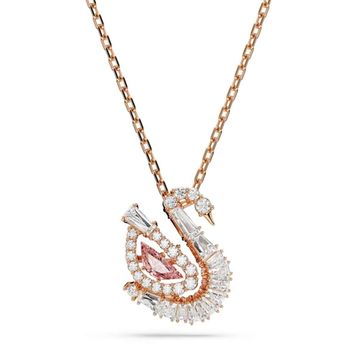 Swarovski 5732414 Swan Pend Pink PIN ROS Kolye