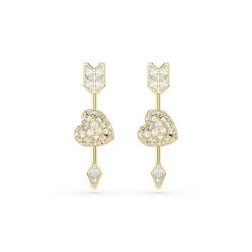 Swarovski 5737295 Idyllıa Pe Arrow Whi-Gos Küpe