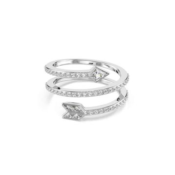 Swarovski 5741526 Idyllıa Ring Arrow Whi-Rhs 58 Yüzük