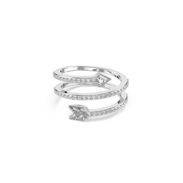 Swarovski 5741528 Idyllıa Ring Arrow Whi-Rhs 55 Yüzük