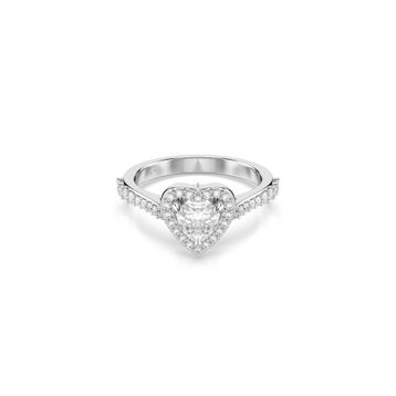 Swarovski 5744046 Una Ring Hrt White-Rhs 55 Yüzük