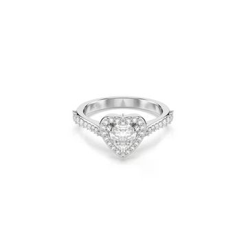 Swarovski 5744049 Una Ring Hrt White-Rhs 60 Yüzük