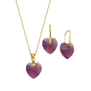 Swarovski Heart Kolye
