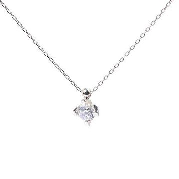 Swarovski Pırlanta Modeli 0.60 Karat Tektaş 925 Ayar Gümüş Kolye