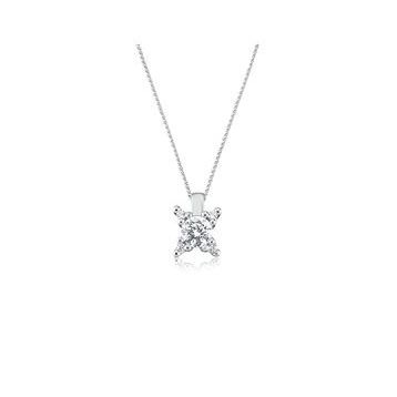 Swarovski Pırlanta Modeli 0.60 Karat Tektaş 925 Ayar Gümüş Kolye
