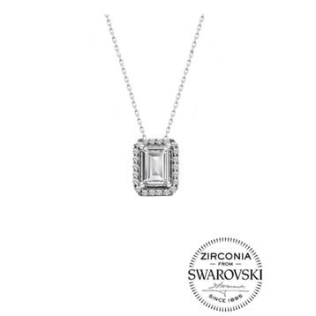 Swarovski SGTL20541RODAJ Gümüş Kolye