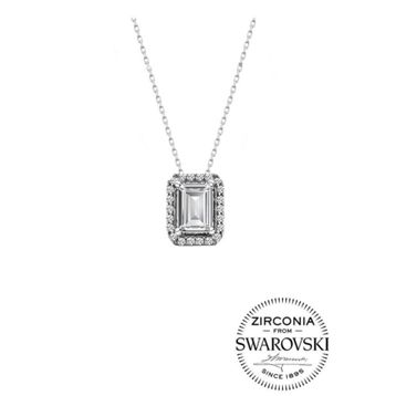 Swarovski SGTL20541RODAJ Gümüş Kolye