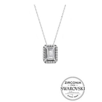 Swarovski SGTL20541RODAJ Gümüş Kolye