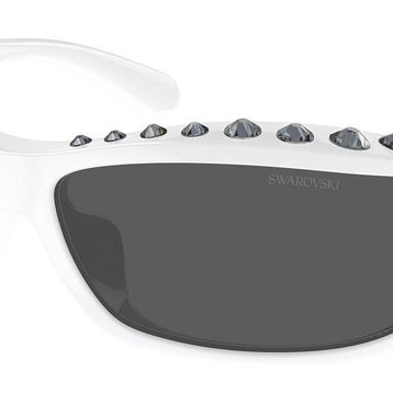 Swarovski SK6009 102987 73 Beyaz Kadın Güneş Gözlüğü