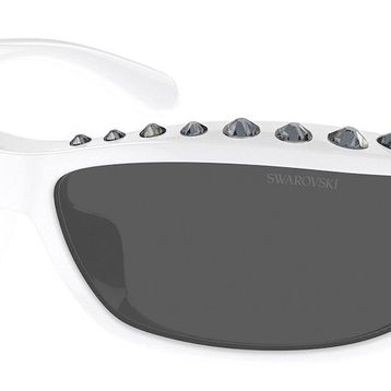 Swarovski SK6009 102987 73 Beyaz Kadın Güneş Gözlüğü