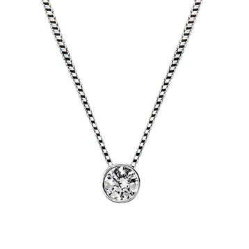 Swarovski Taşlı Gümüş Kolye