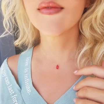 Swarovski Taşlı Hayalet Gümüş Kolye