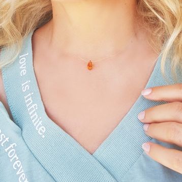 Swarovski Taşlı Hayalet Gümüş Kolye