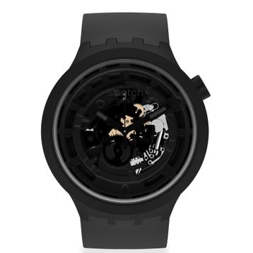 Swatch Big Bold Ceramic C-Black SB03B100 Kol Saati