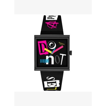 Swatch SO34B100 Pierced Edge Unisex Kol Saati