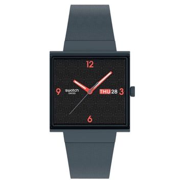 Swatch SO34M701 Squared Off Unisex Kol Saati