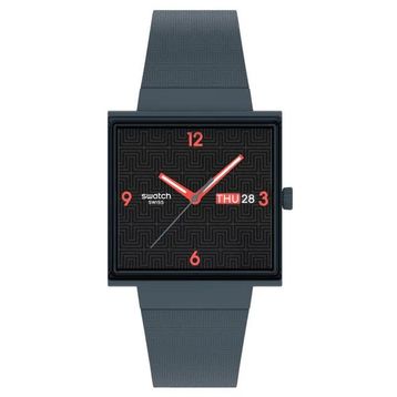 Swatch SO34M701 Squared Off Unisex Kol Saati