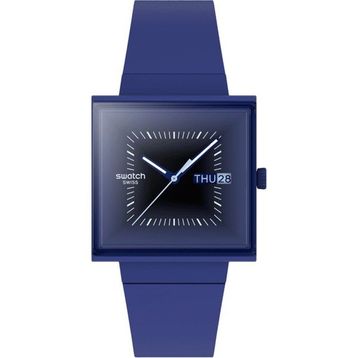 Swatch SO34N700 Squarely Blacklight Unisex Kol Saati