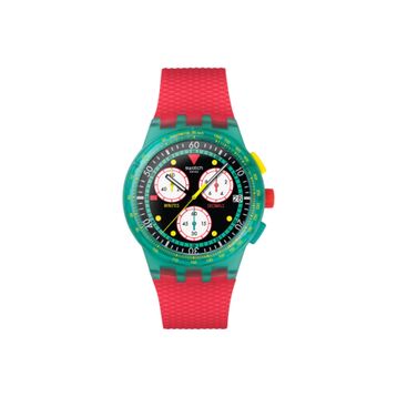 Swatch SUSG409 Neon Emerald Chrono Erkek Kol Saati