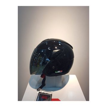 Sway 700 Parlak Siyah Yarım Kask