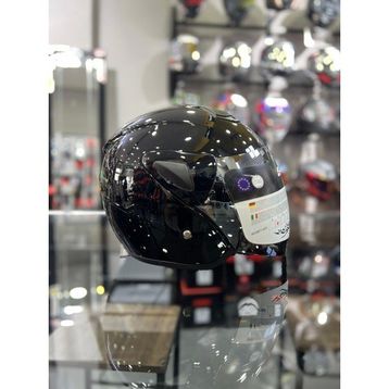 Sway 700 Parlak Siyah Yarım Kask