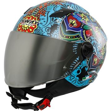 Sway 765 Spring Blue Yarım Motosiklet Kaskı