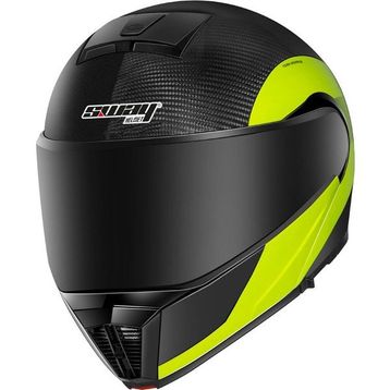 Sway 930 Çene Açılır Siyah-Sarı Motosiklet Kaskı