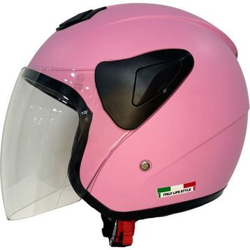 Sway SW 733 Pembe Açık Motor Kaskı