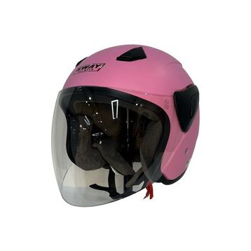 Sway SW 733 Pembe Açık Motor Kaskı