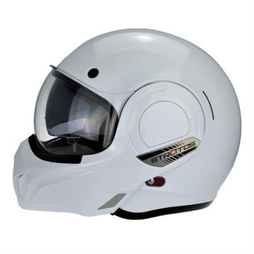 Sway SW 907 Stratos 180 Çene Açılır Siyah Motosiklet Kaskı