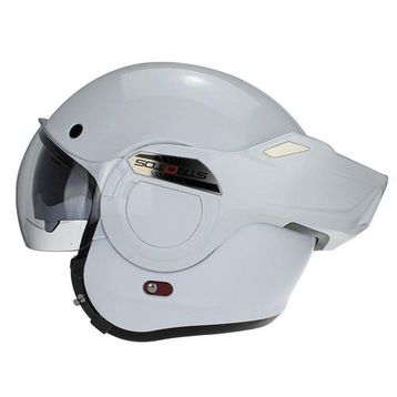 Sway SW 907 Stratos 180 Çene Açılır Siyah Motosiklet Kaskı