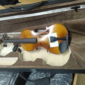 Swing VW215M Abanoz Burgulu 4/4 Tam Boy Kaliteli Masif Keman Seti
