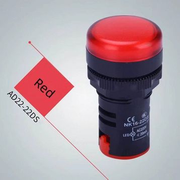 Swion AD22-22DS 22 mm 220V Kırmızı Sinyal Lambası