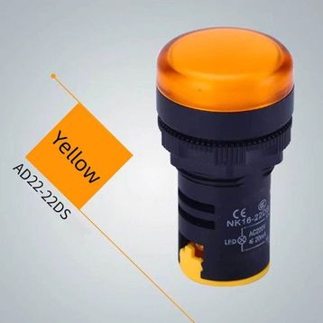 Swion AD22-22DS 22 mm 220V Sarı Sinyal Lambası